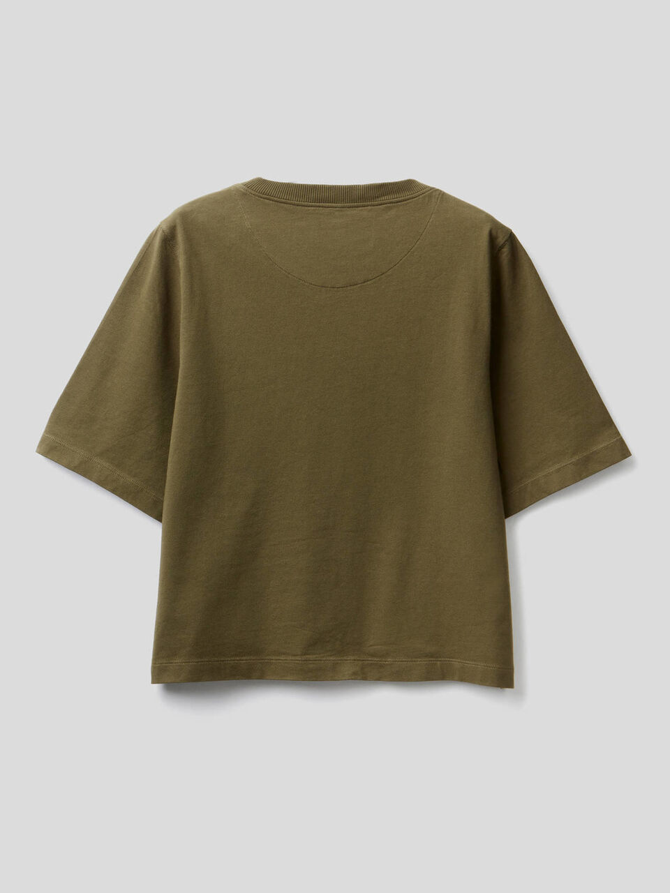 T-shirt boxy fit 100% cotone image number 2