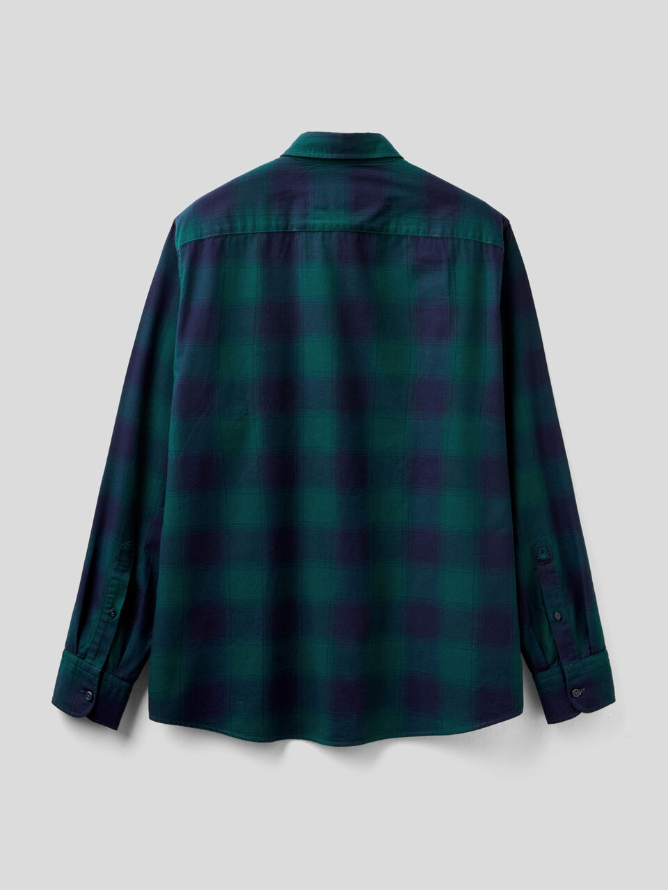 Camicia in flanella a quadri image number 2