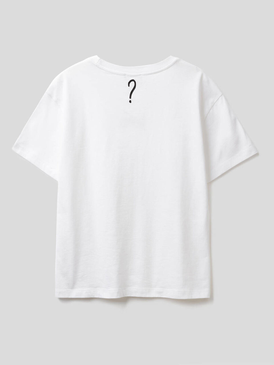 T-shirt 100% cotone con slogan stampato image number 2
