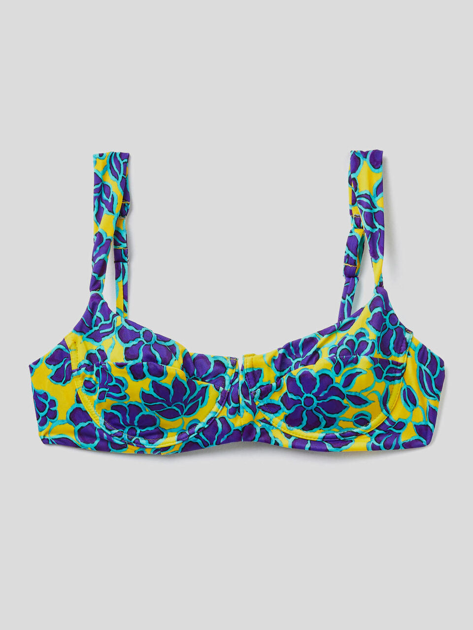 Reggiseno costume con stampa floreale image number 1