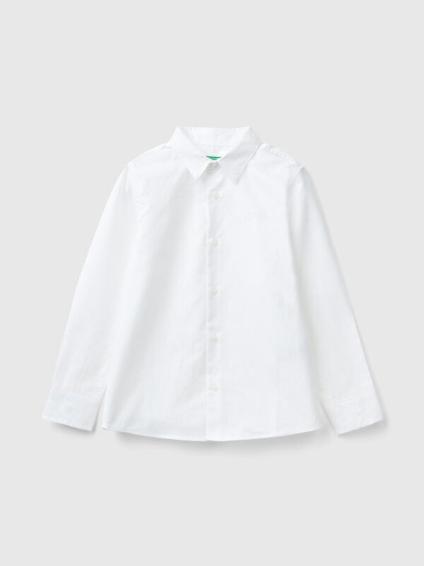 Camicia classica in puro cotone Bambino