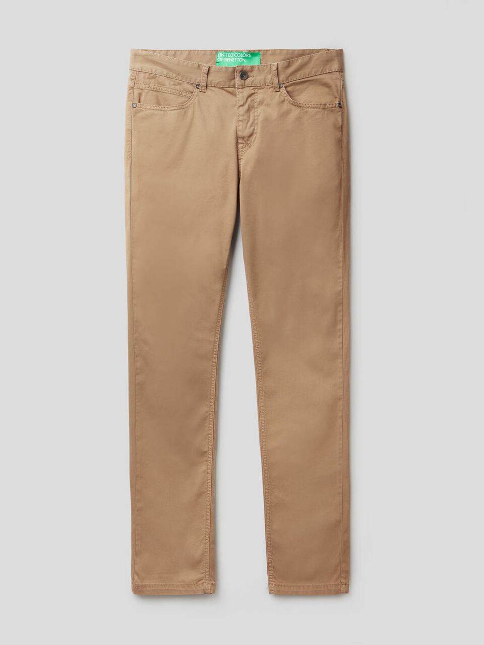 Pantaloni slim fit a cinque tasche image number 1
