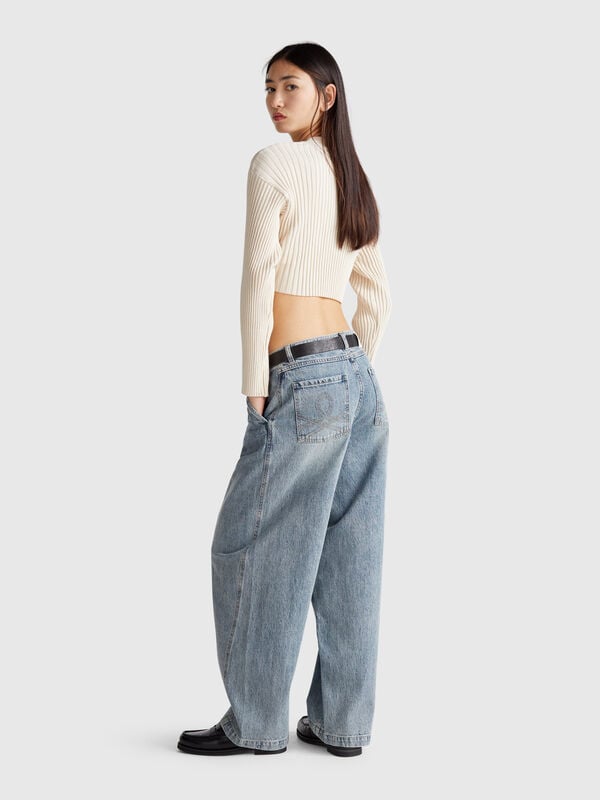 Jeans ampi Donna