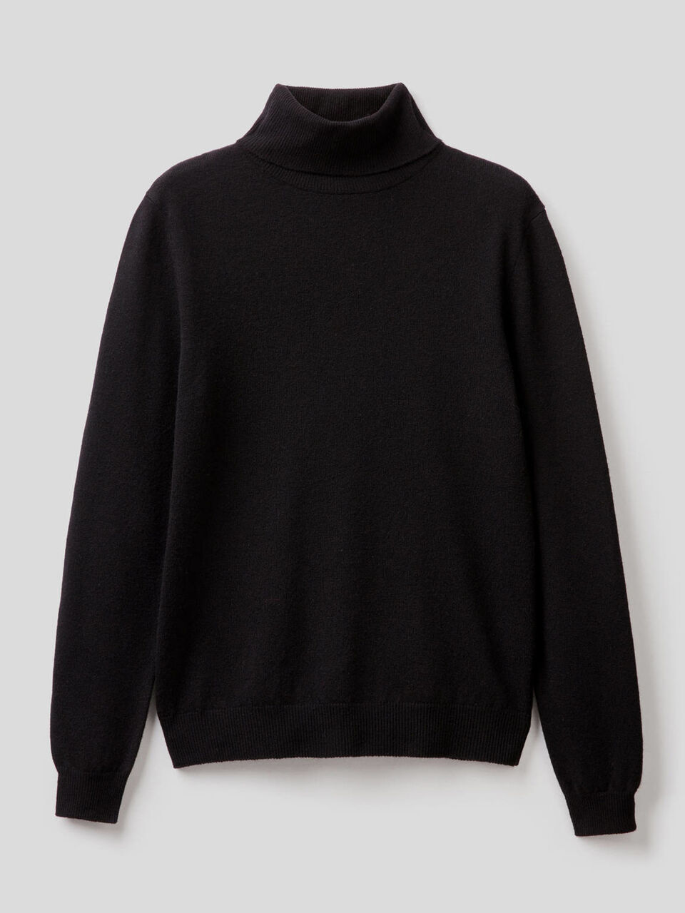Maglione dolcevita in pura lana vergine image number 1