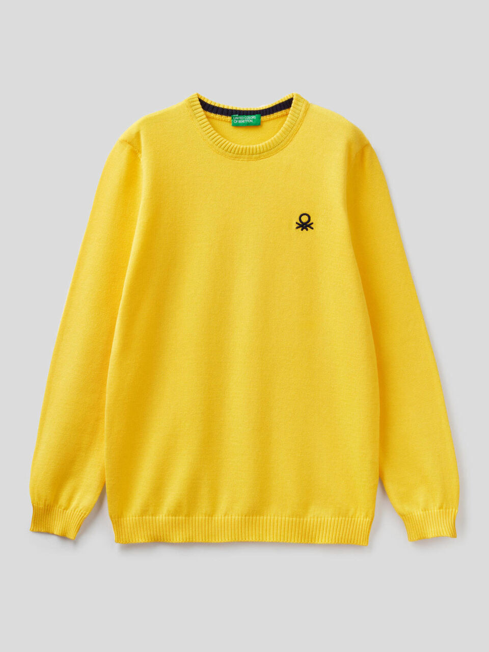 Maglia in puro cotone con logo image number 1
