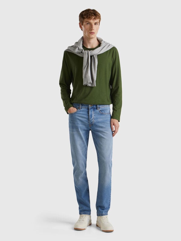 Jeans slim fit cinque tasche Uomo