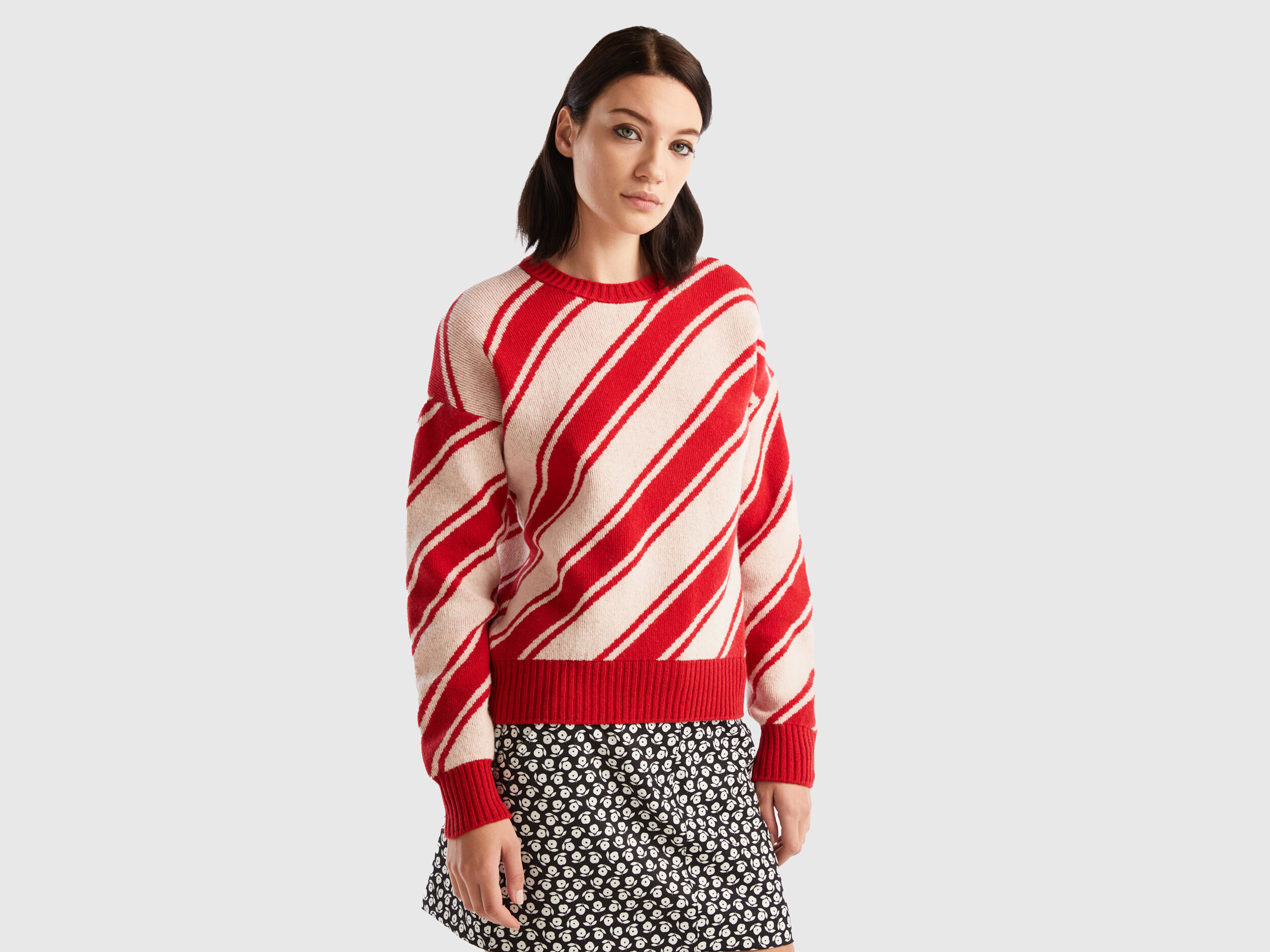 Benetton maglia a righe new arrivals