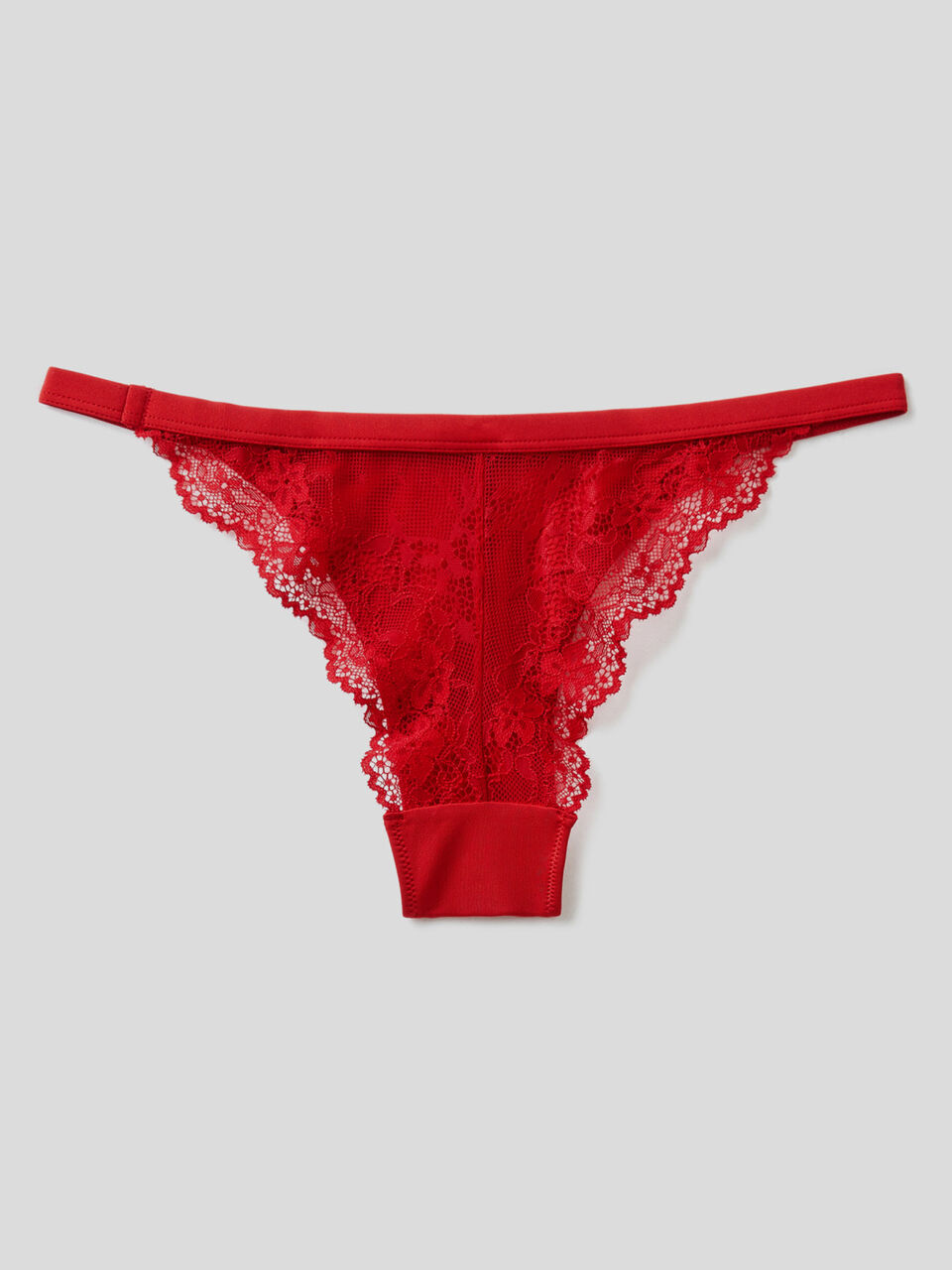 Tanga in charmeuse e pizzo image number 2