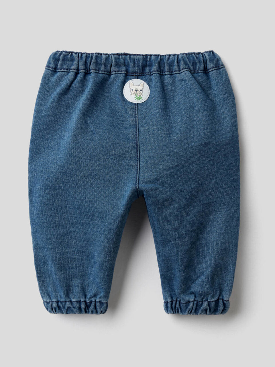 Pantaloni in felpa effetto denim image number 2