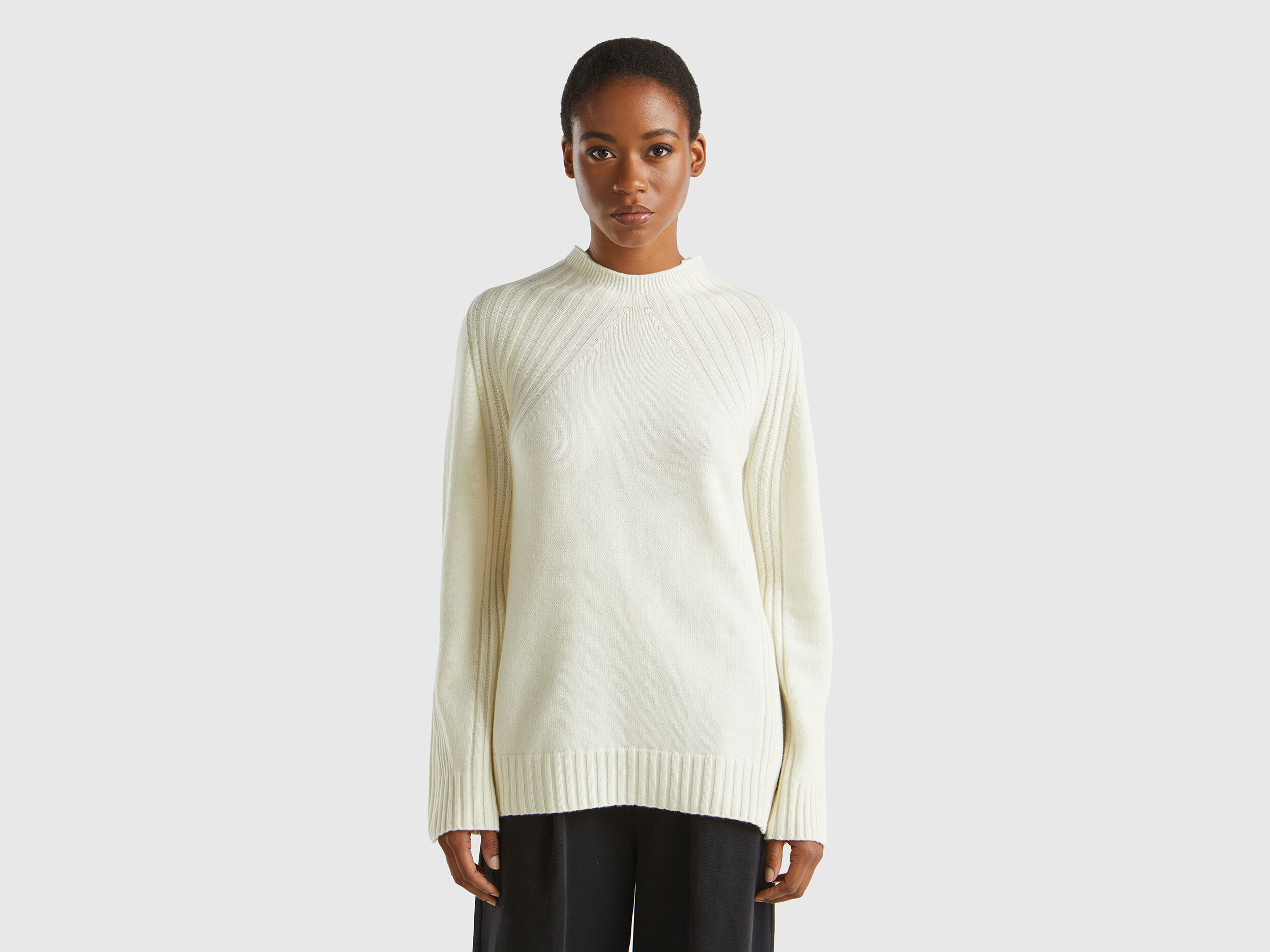 Maglioni collo alto benetton outlet