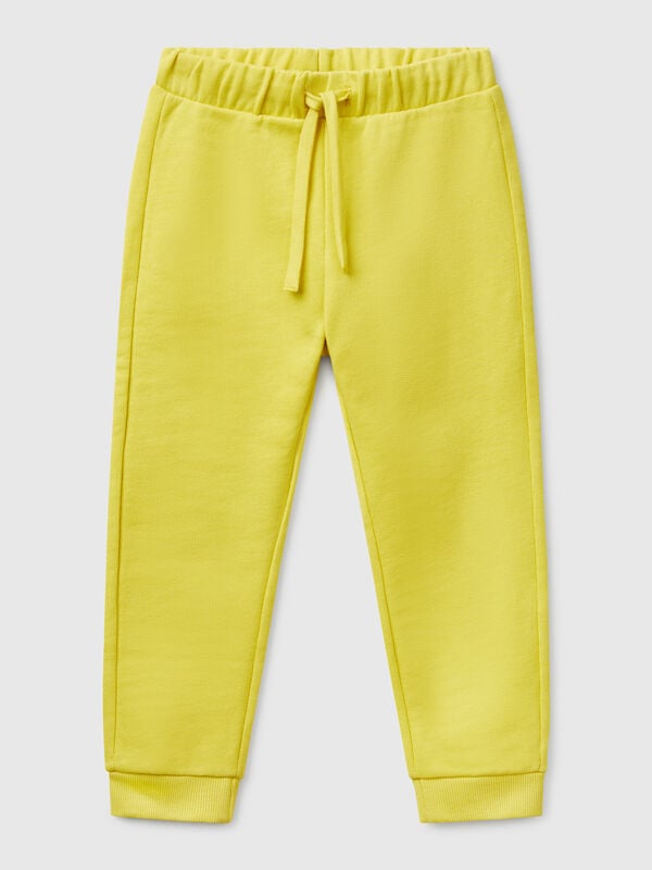 Pantaloni in cotone con logo Bambino