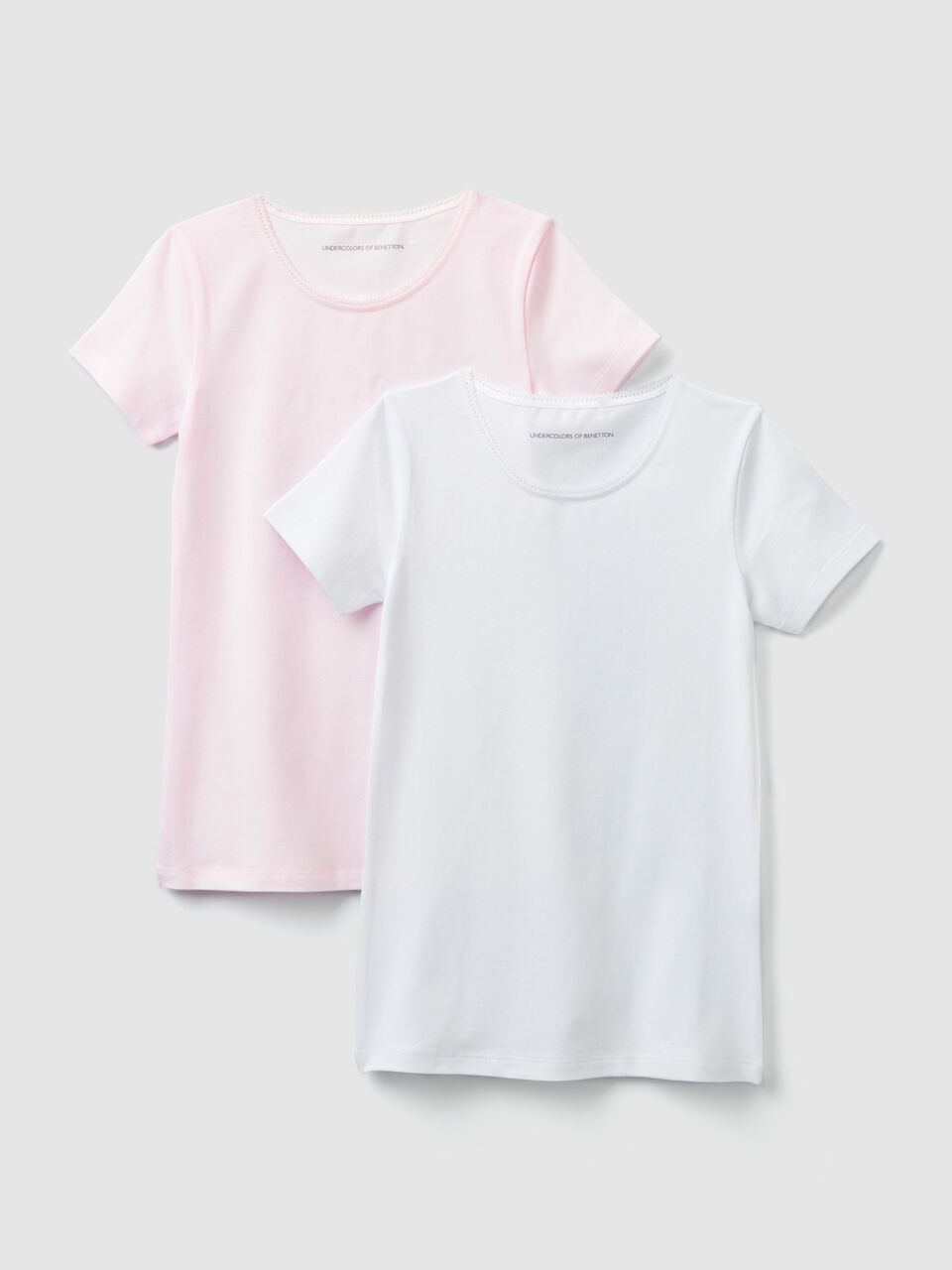 Due t-shirt in cotone stretch image number 1