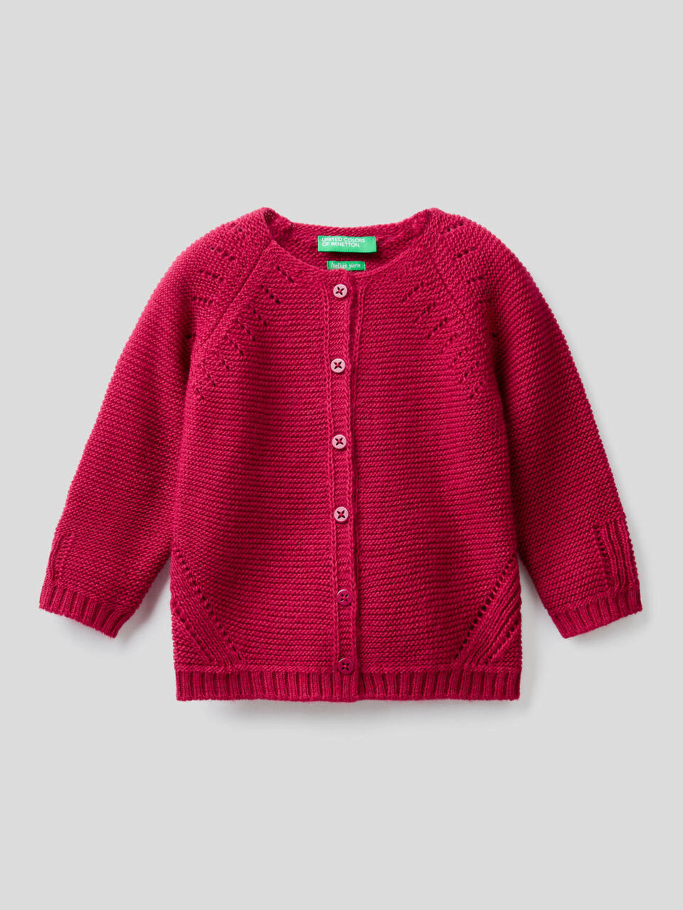Cardigan con dettagli traforati image number 1