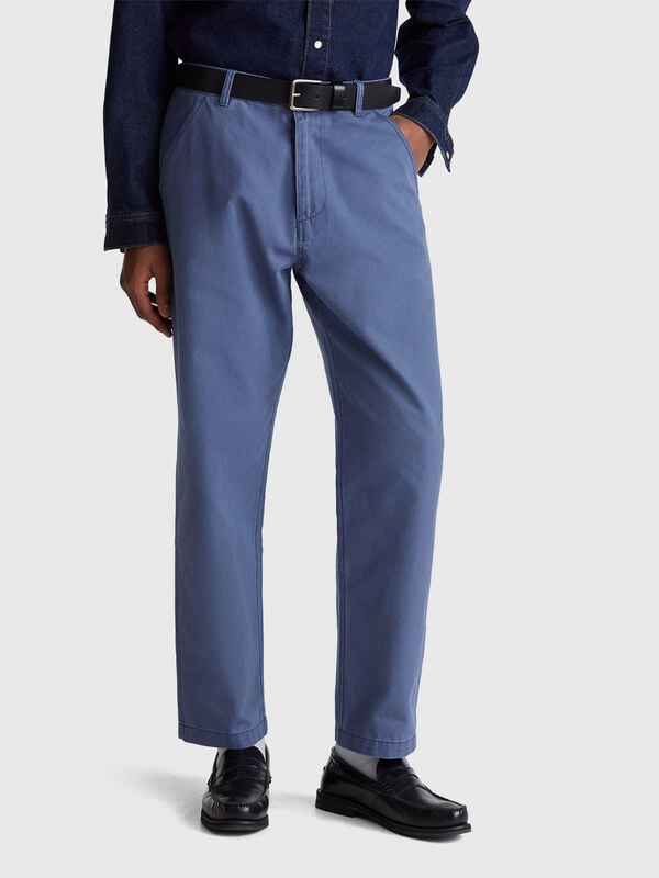 Pantaloni in puro cotone Uomo