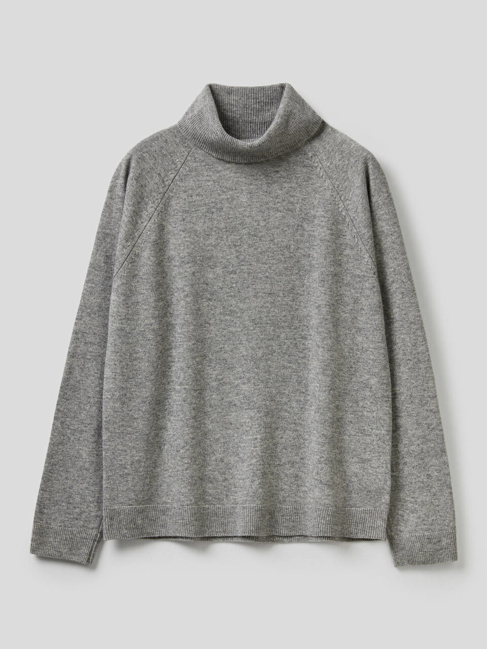 Maglione dolcevita in misto lana e cashmere image number 1