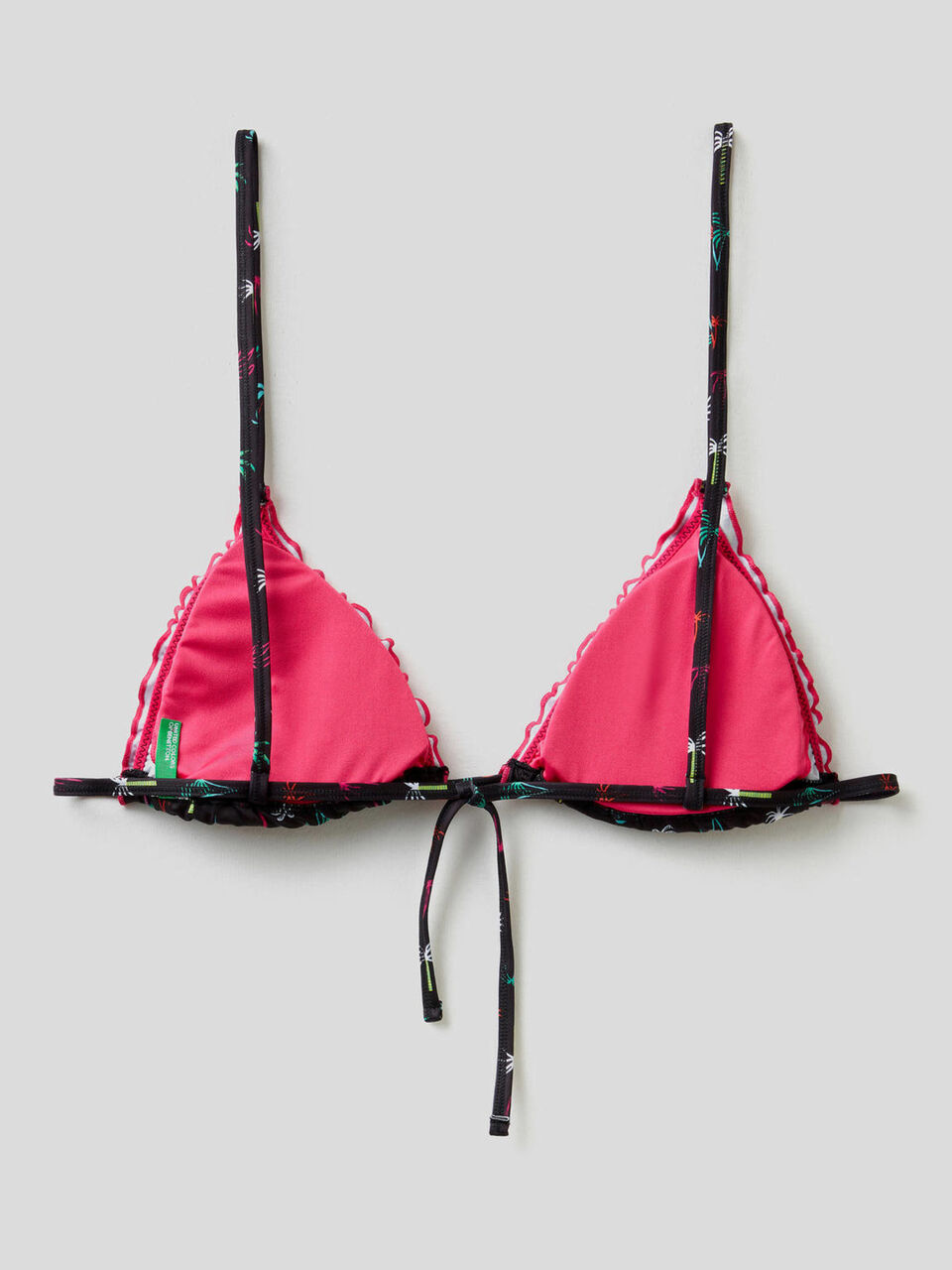 Triangolo costume stampa palmette image number 2
