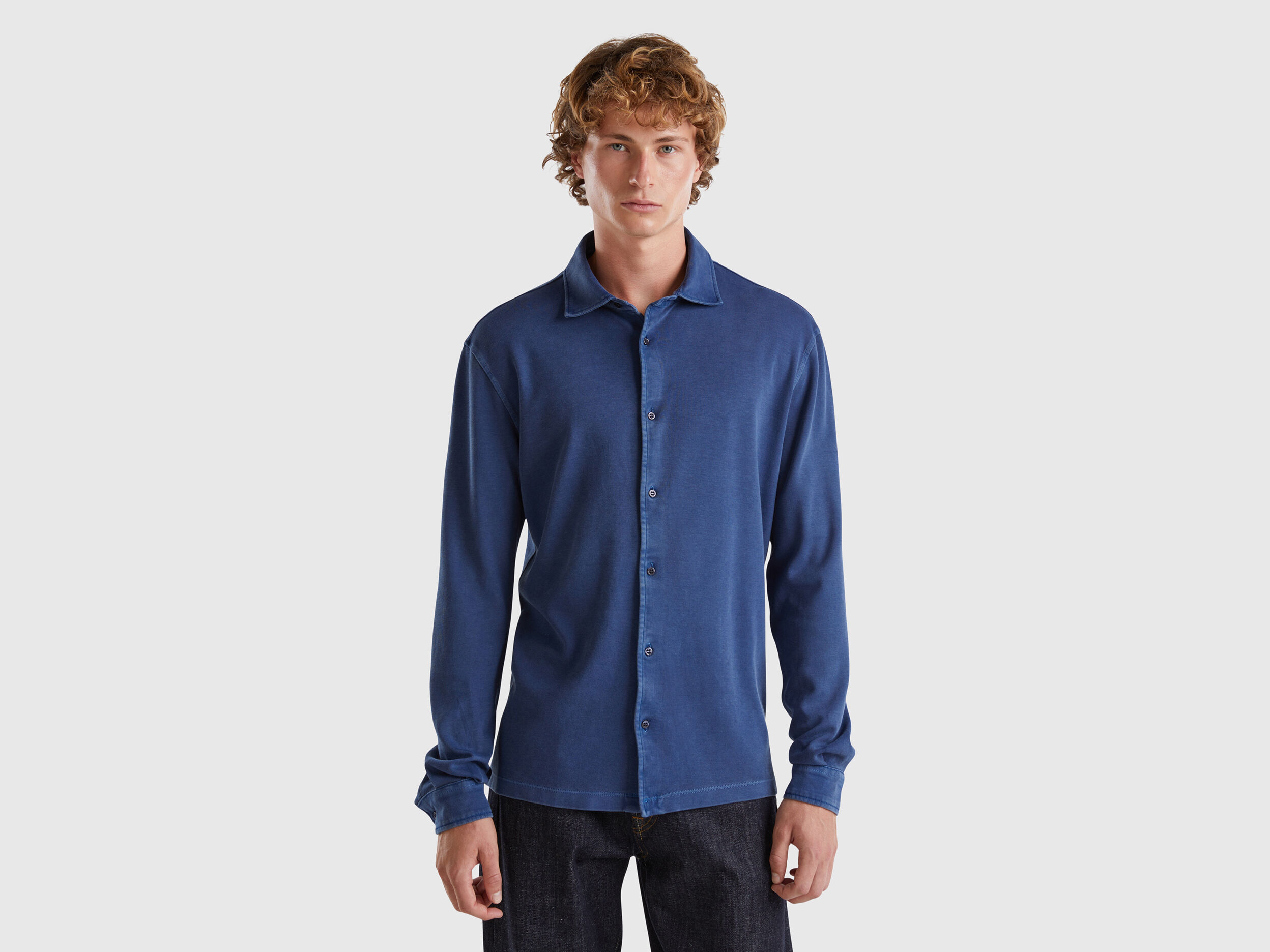 Benetton camicie uomo shop