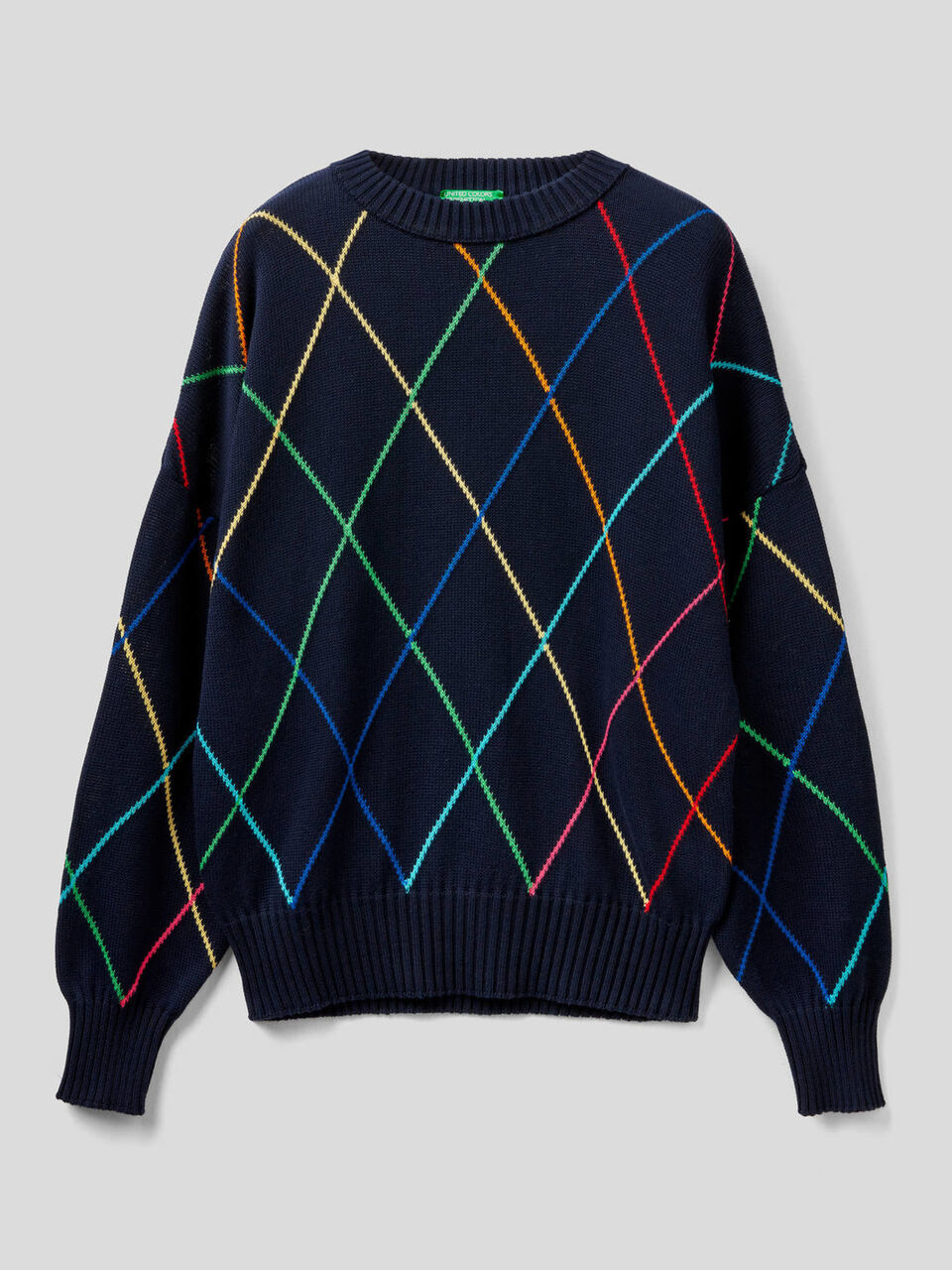Maglia a rombi multicolor image number 1