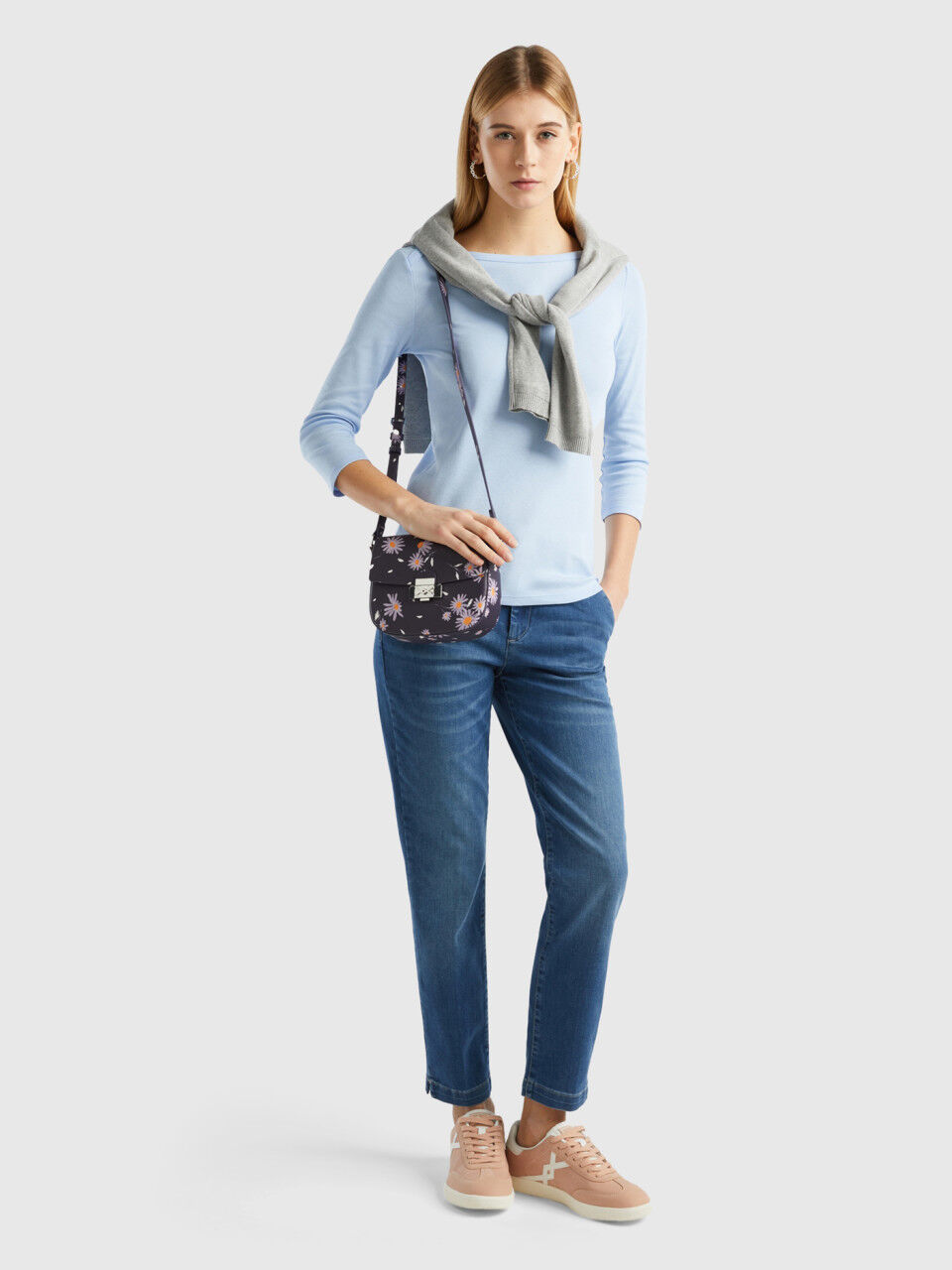 Donna top in jeans