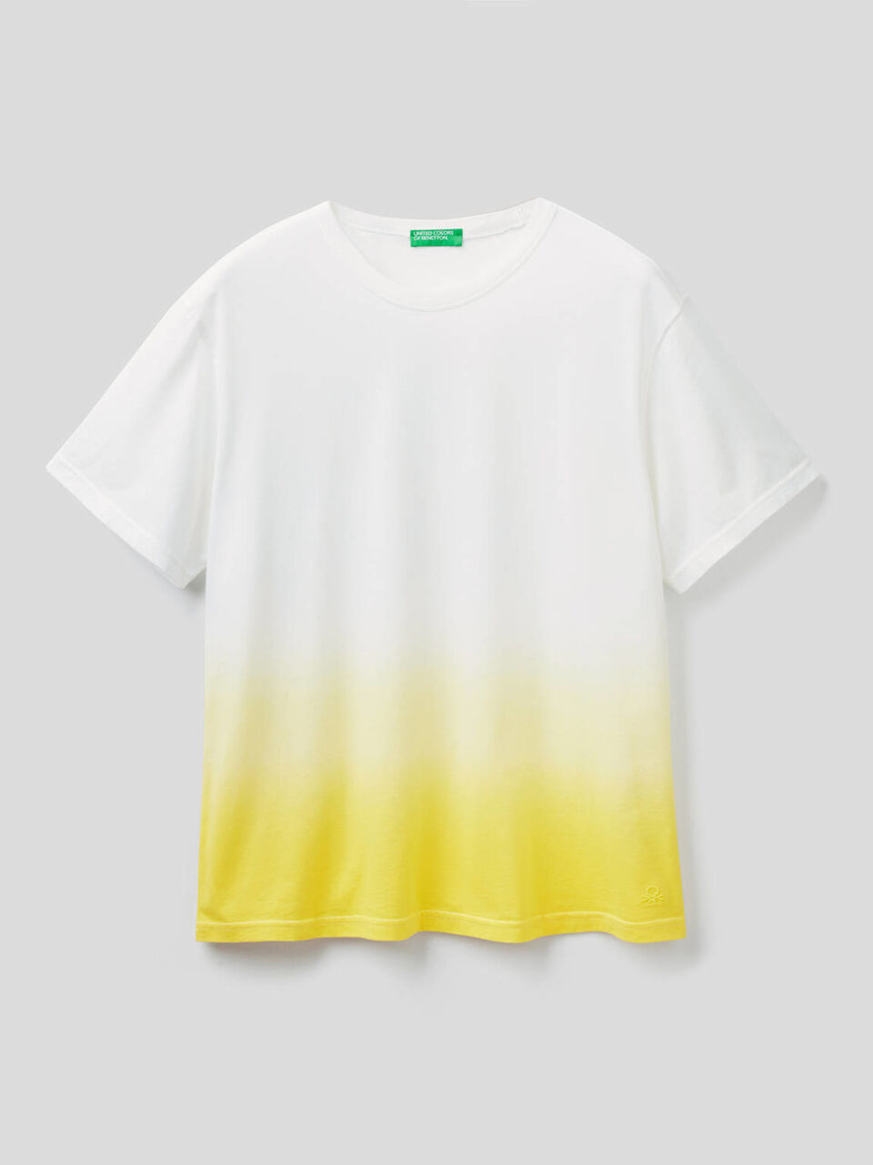 T-shirt 100% cotone effetto degradé image number 1