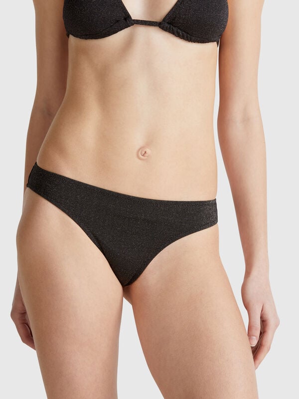 Slip mare con lurex Donna