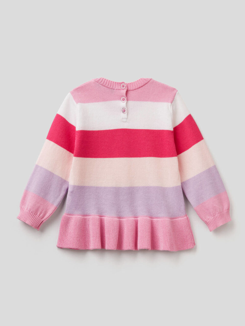 Maglia a righe con volant image number 2
