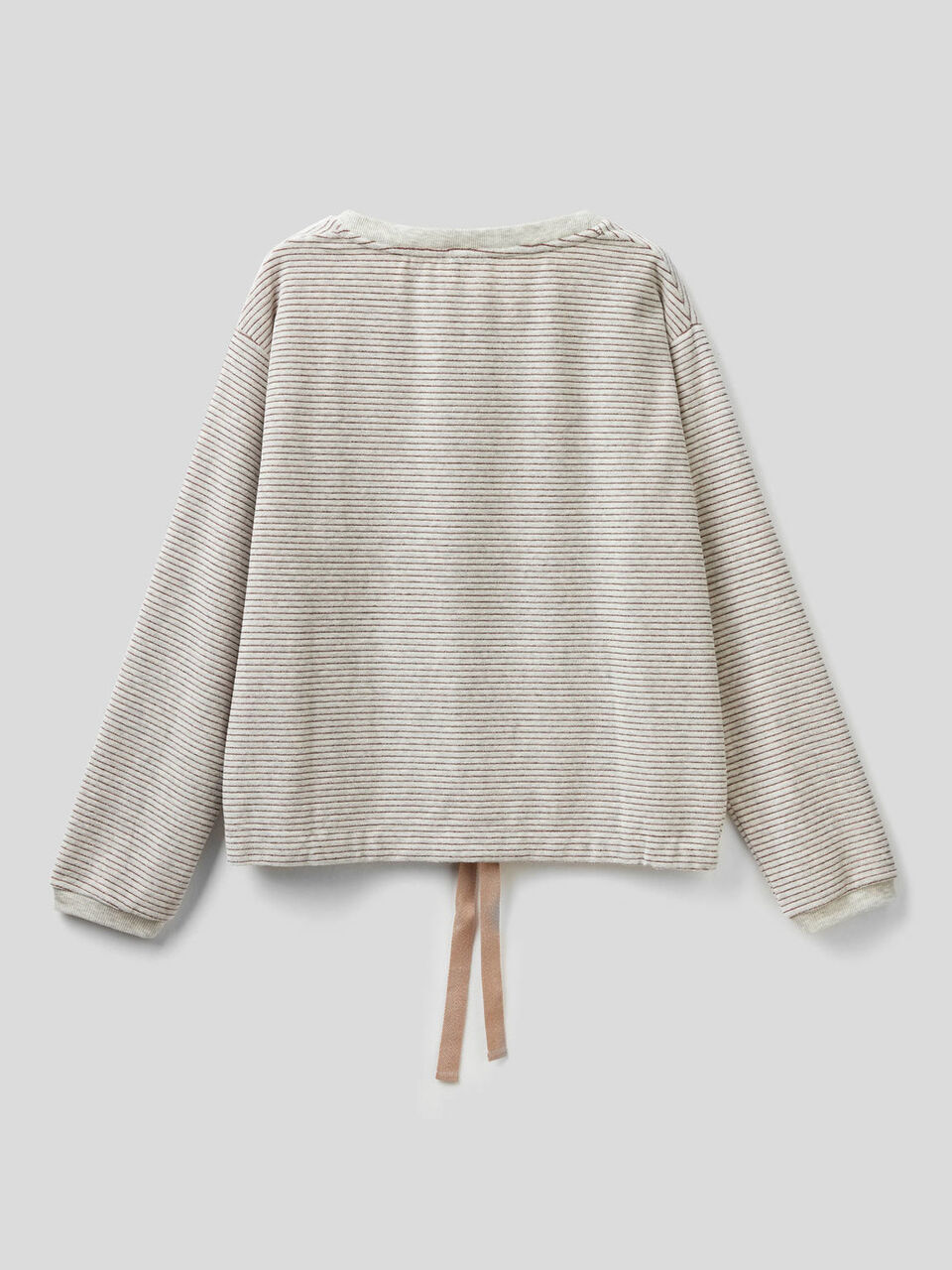 Maglia a righe in ciniglia image number 2