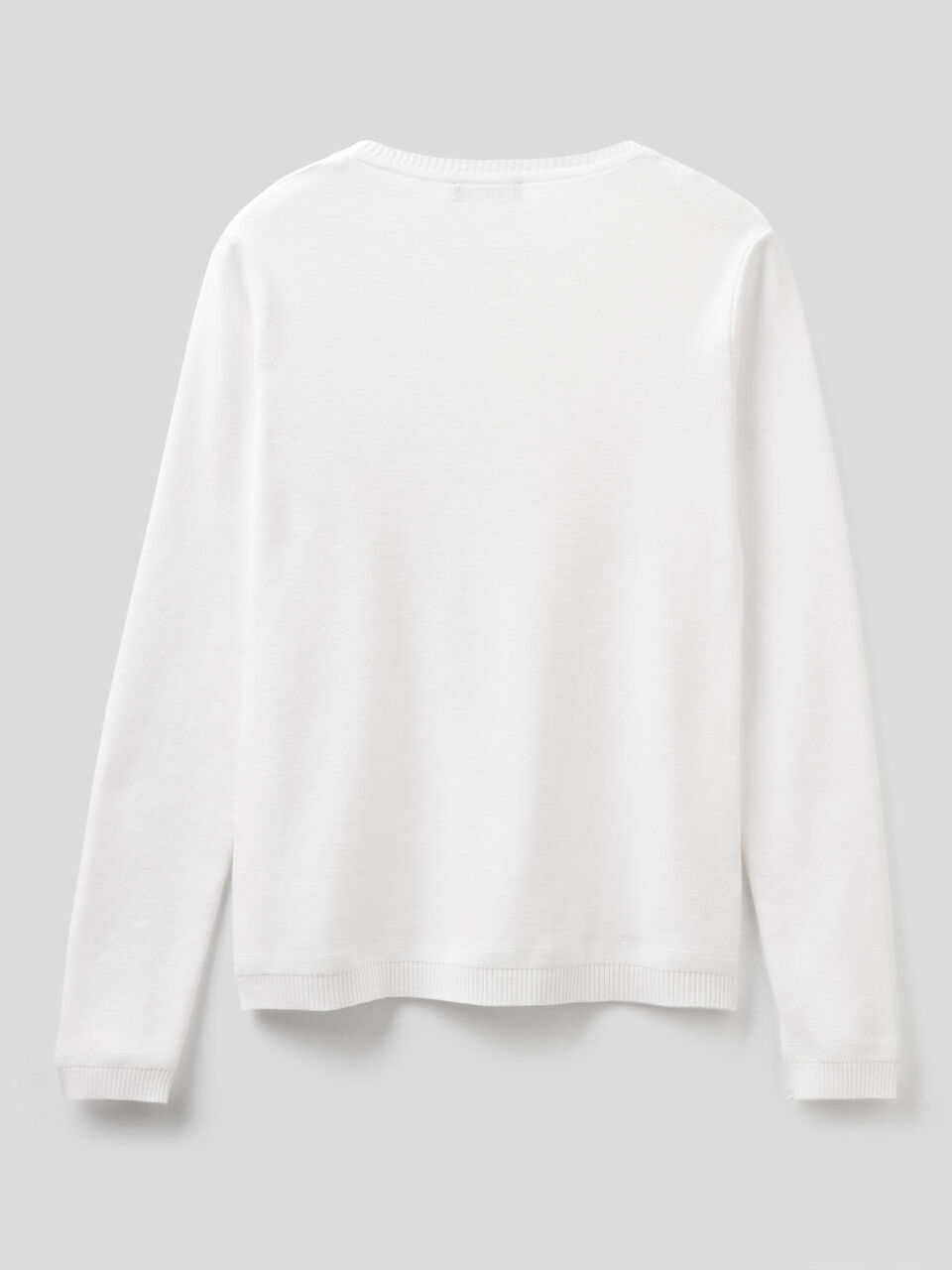 Maglia girocollo in puro cotone image number 2
