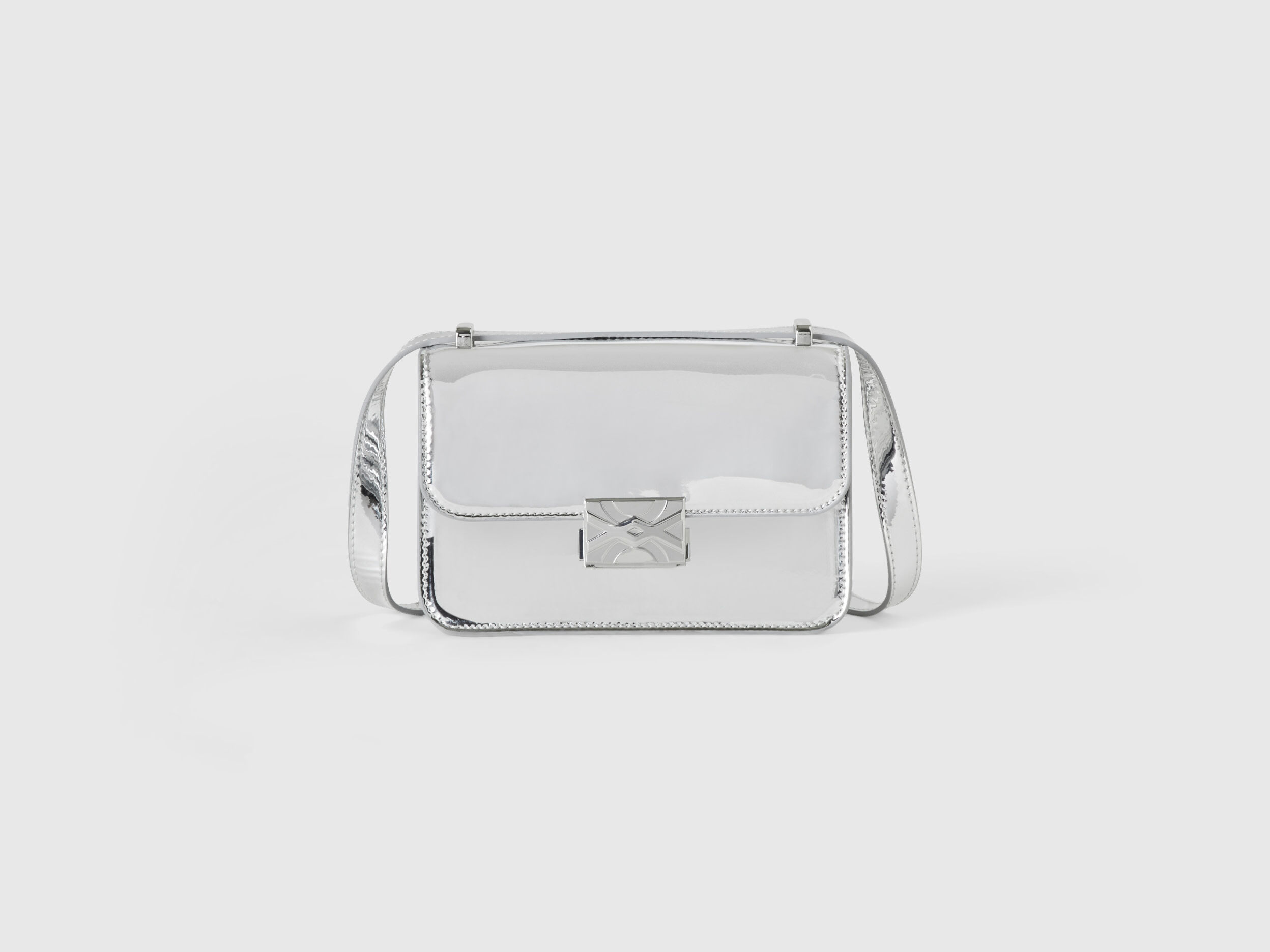 Borsa sales tracolla argento