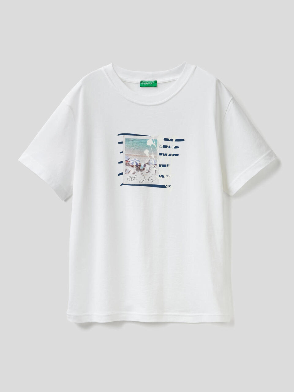 T-shirt con stampa fotografica image number 1
