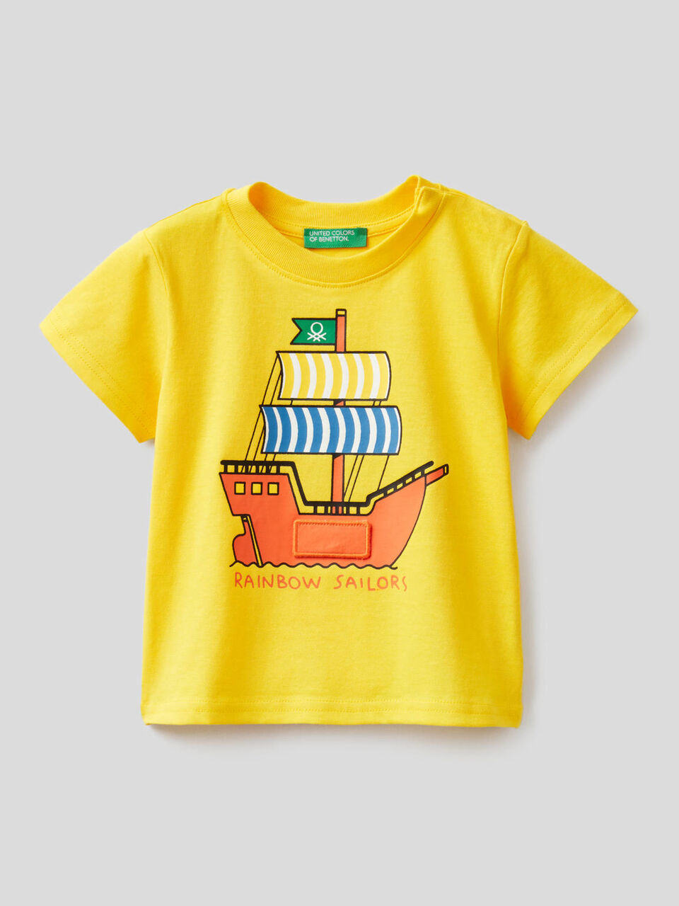 T-shirt in cotone con stampa image number 1
