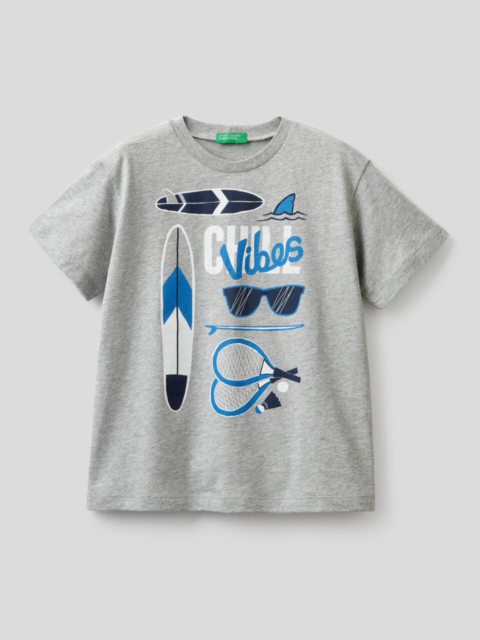 T-shirt in puro cotone con stampa image number 1