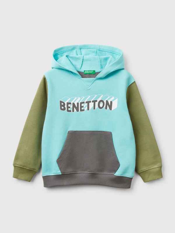 Felpa con cappuccio 100% cotone Bambino