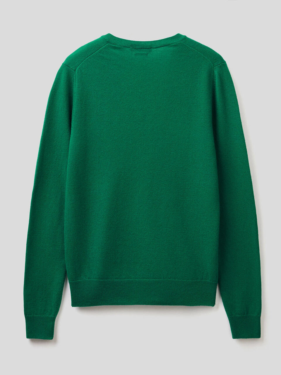 Maglia con scollo a V in pura lana vergine image number 2