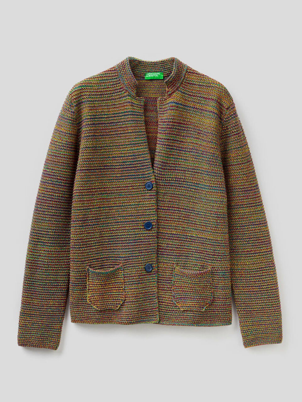 Giacca in maglia 100% cotone image number 1