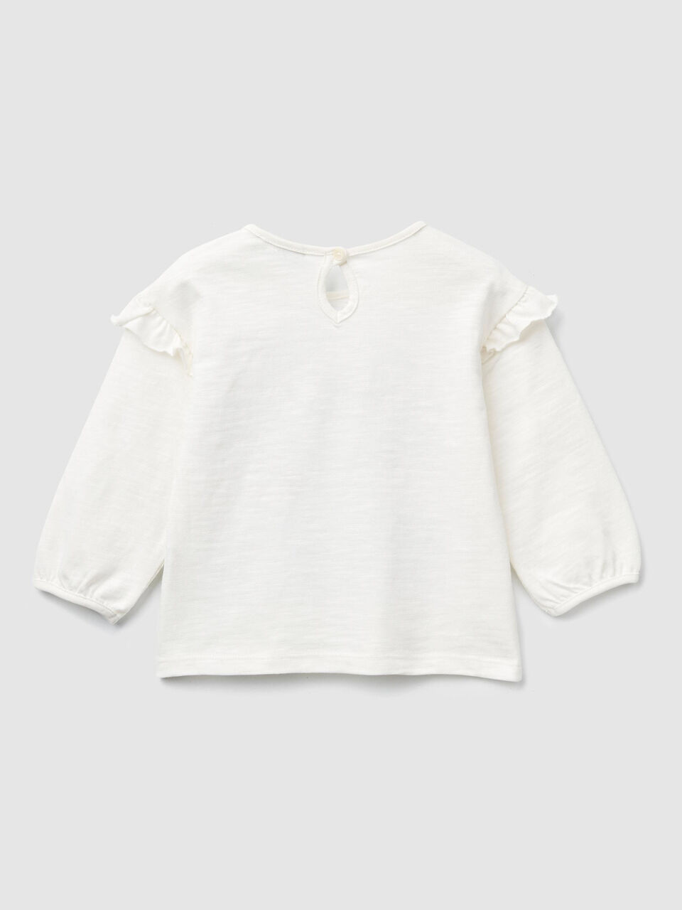 T-shirt con stampa e ricamo image number 2