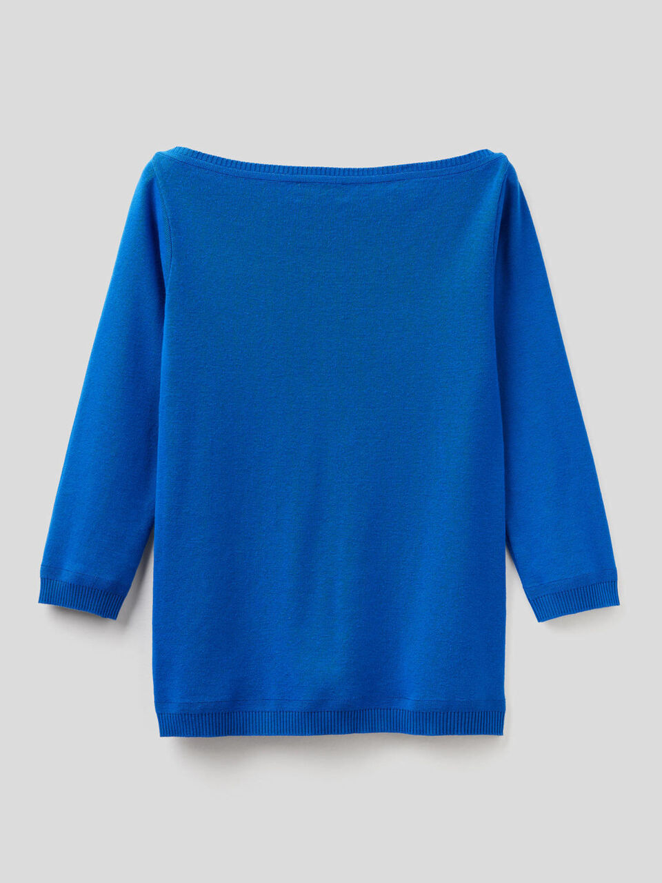 Maglia 100% cotone con scollo a barchetta image number 2