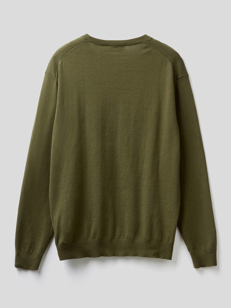 Maglia girocollo in misto cotone image number 2