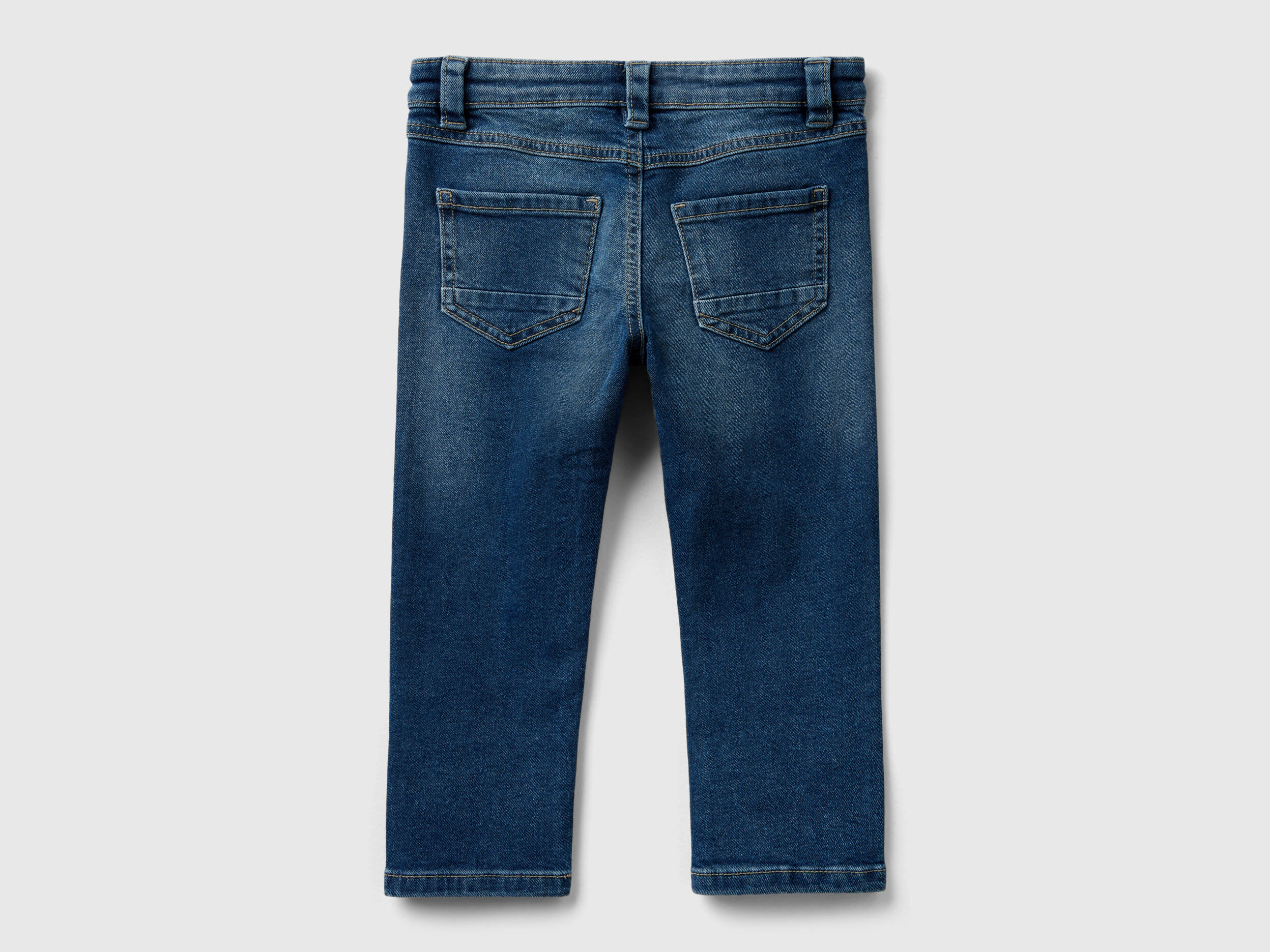 Jeans cinque tasche Blu Scuro Benetton