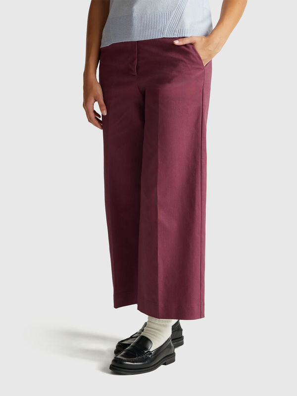 Pantaloni ampi a vita alta Pantaloni ampi a vita alta Donna