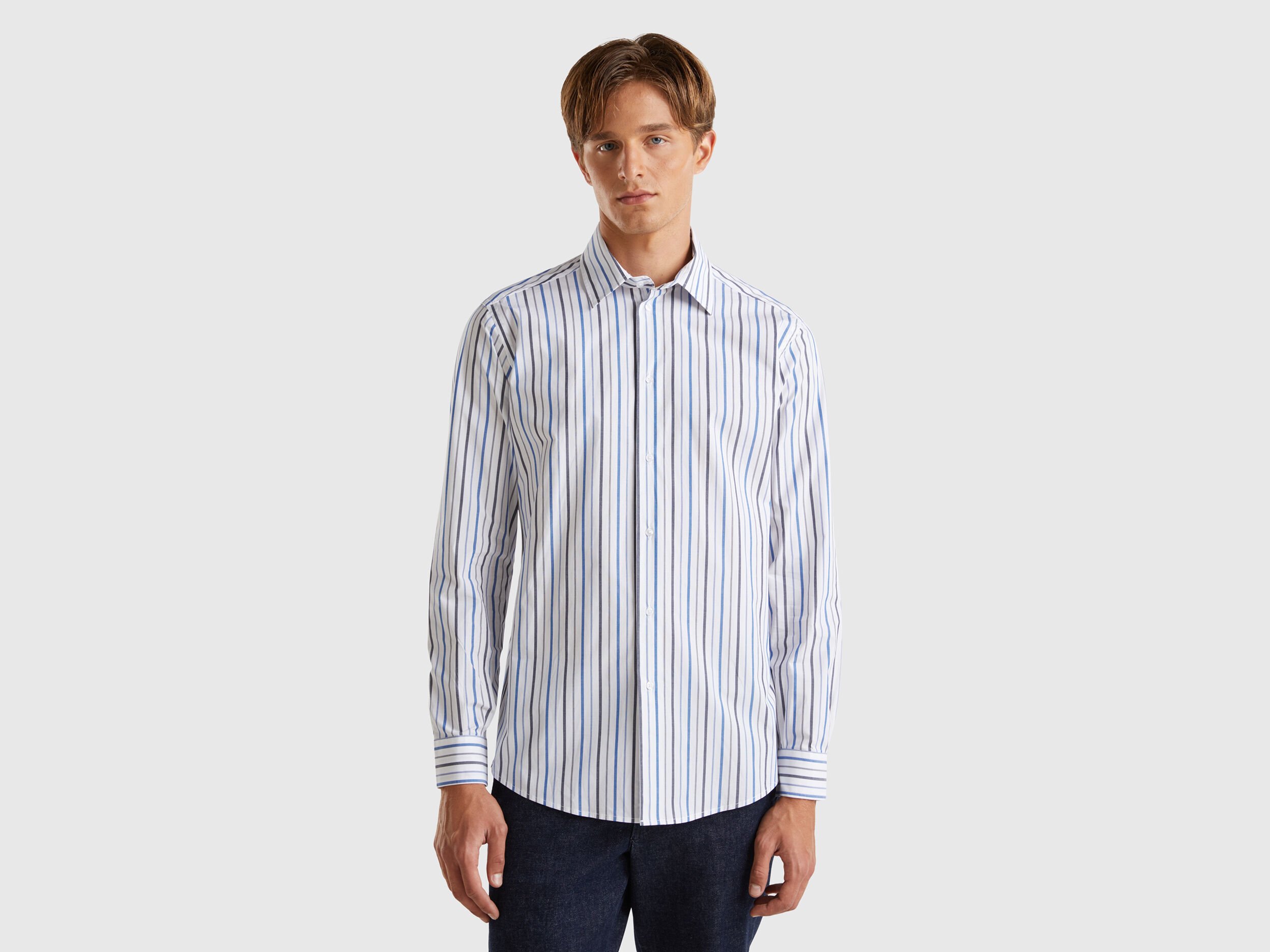 Benetton camicie uomo discount