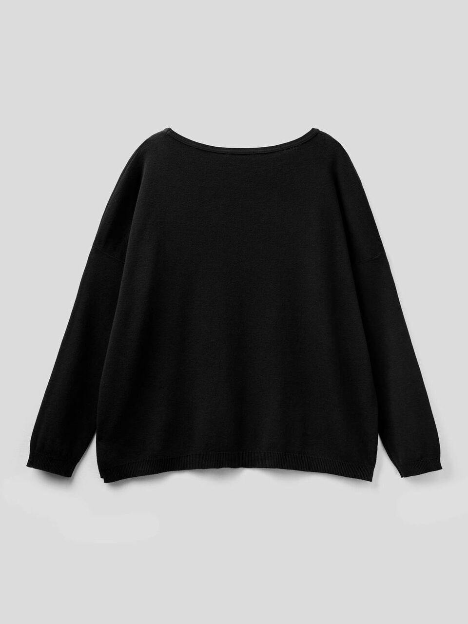 Maglia in cotone con scollo rotondo image number null