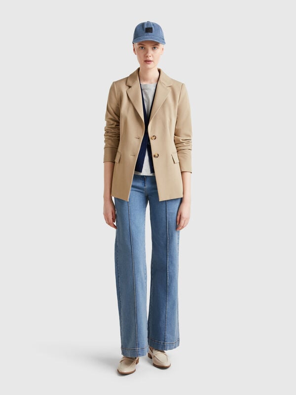 Jenas flare fit a vita alta Donna