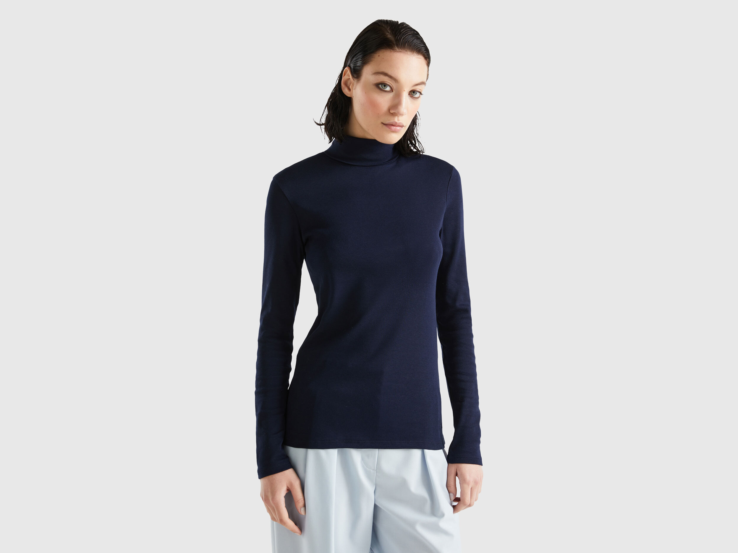 T shirt benetton best sale donna