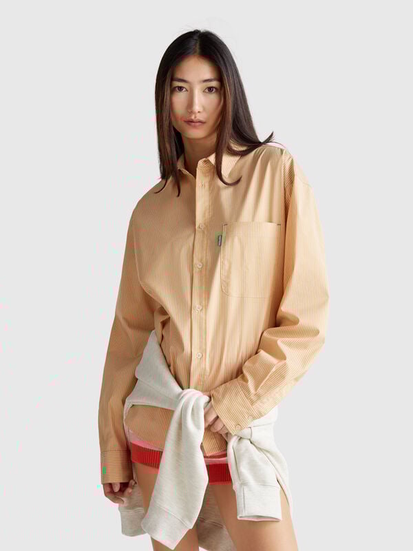 Camicia a righe Donna
