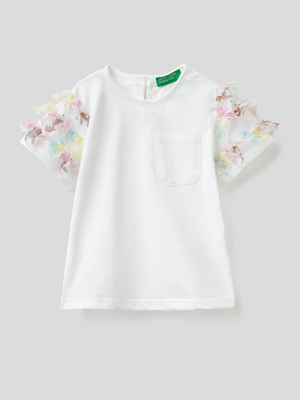 T-shirt con volant image number 1