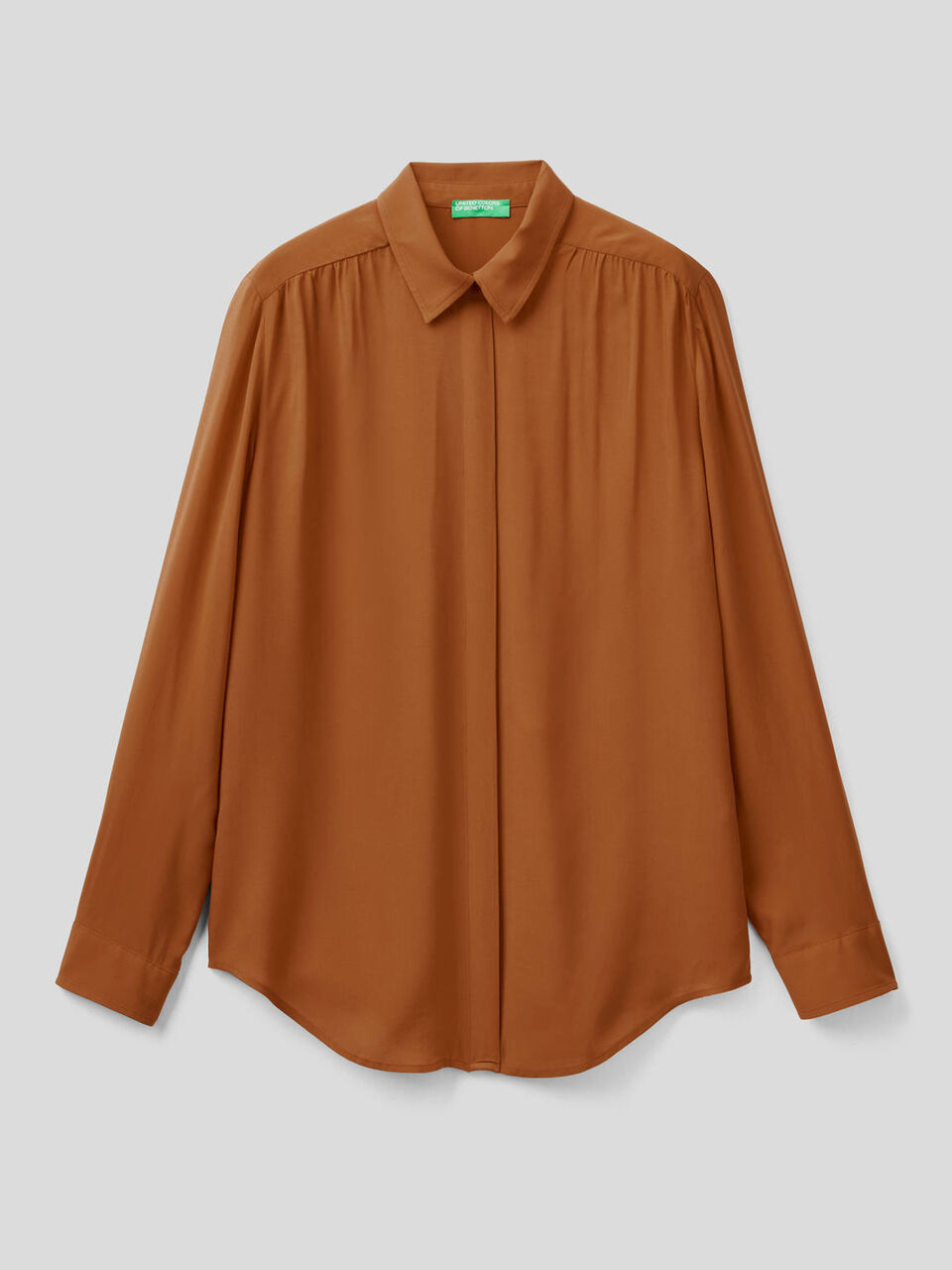 Camicia fluida con arricciature image number 1