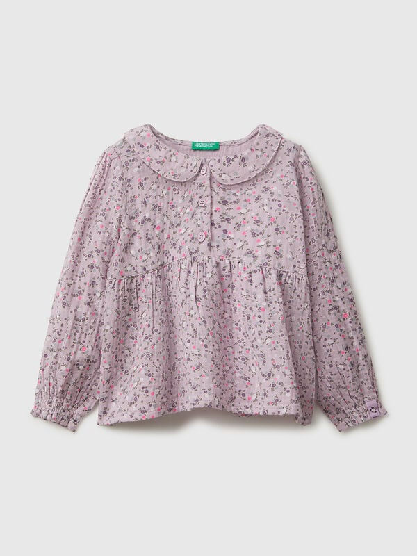 Camicia a fiori Bambina