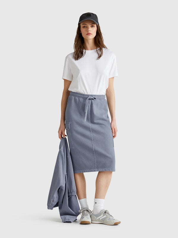 Gonna cargo in felpa Donna