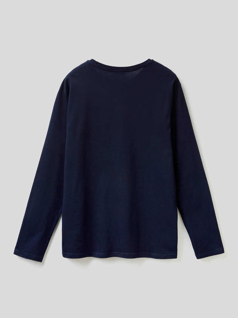T-shirt a manica lunga in puro cotone image number 2